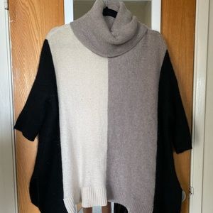 360Cashmere color block long sweater